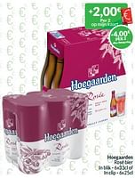 Promoties Hoegaarden rosé bier - Hoegaarden - Geldig van 01/09/2024 tot 30/09/2024 bij Intermarche