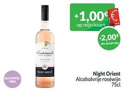 Night orient alcoholvrije roséwijn