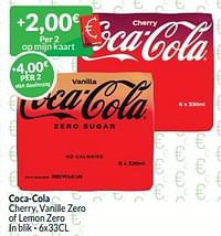 Coca-cola cherry, vanille zero of lemon zero-Coca Cola