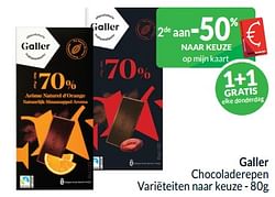 Galler chocoladerepen