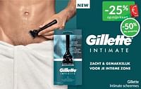 Promoties Gillette intimate scheermes - Gillette - Geldig van 01/09/2024 tot 30/09/2024 bij Intermarche