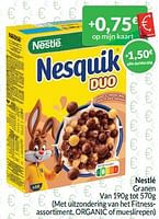 Promoties Nestlé granen - Nestlé - Geldig van 01/09/2024 tot 30/09/2024 bij Intermarche