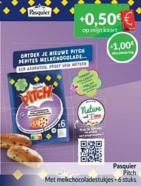 Pasquier pitch met melkchocoladestukjes-Brioche pasquier