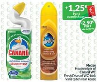 Pledge houtreiniger of canard wc fresh discs of wc-blok-Huismerk - Intermarche