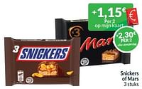 Promoties Snickers of mars - Huismerk - Intermarche - Geldig van 01/09/2024 tot 30/09/2024 bij Intermarche