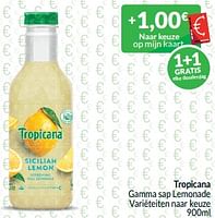 Promoties Tropicana gamma sap lemonade - Tropicana - Geldig van 01/09/2024 tot 30/09/2024 bij Intermarche