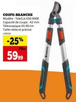 Promotions Coupe-branche telecut 650-900b - Gardena - Valide de 02/09/2024 à 29/09/2024 chez Dema