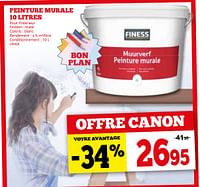 Promotions Peinture murale - Finess - Valide de 02/09/2024 à 29/09/2024 chez Dema