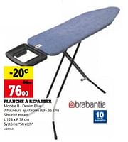 Promotions Planche à repasser - Brabantia - Valide de 02/09/2024 à 29/09/2024 chez Dema