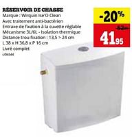 Promotions Réservoir de chasse - Wirquin - Valide de 02/09/2024 à 29/09/2024 chez Dema