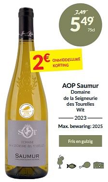 Aop saumur domaine de la seigneurie des tourelles wit