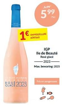 Igp ile de beauté rosé glacé-Rosé wijnen