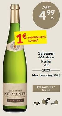 Sylvaner aop alsace hauller wit-Witte wijnen