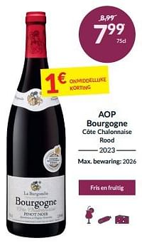 Aop bourgogne côte chalonnaise rood-Rode wijnen