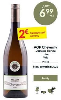 Aop cheverny domaine florysa loire wit-Witte wijnen