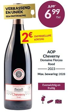 Aop cheverny domaine florysa rood