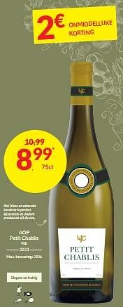 Aop petit chablis wit-Witte wijnen