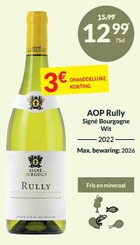 Aop rully signé bourgogne wit-Witte wijnen