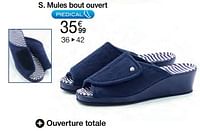 Promotions Mules bout ouvert - Piedical - Valide de 26/08/2024 à 15/12/2024 chez Damart