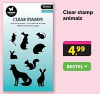 Clear stamp animals-Studio Light