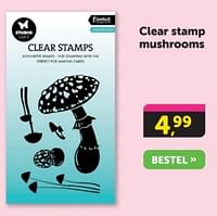 Clear stamp mushrooms-Studio Light