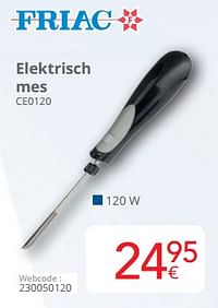 Friac elektrisch mes ce0120-Friac