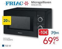 Friac microgolfoven miw2015bl-Friac