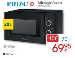 Friac microgolfoven miw2015bl