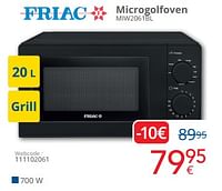 Friac microgolfoven miw2061bl-Friac