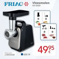 Friac vleesmolen mv 0600-Friac