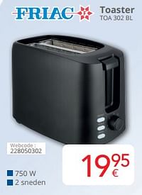 Friac toaster toa 302 bl-Friac