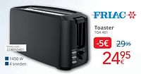 Friac toaster toa 401-Friac