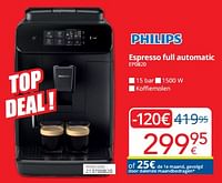 Philips espresso full automatic ep0820-Philips