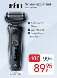 Braun scheerapparaat 50m-b1000-Braun