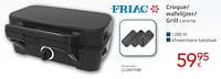 Friac croque- wafelijzer- grill cw-0750-Friac