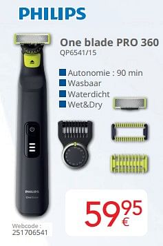 Philips one blade pro 360 qp6541-15