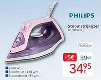 Promoties Philips stoomstrijkijzer dst3020-30 - Philips - Geldig van 01/09/2024 tot 30/09/2024 bij Eldi