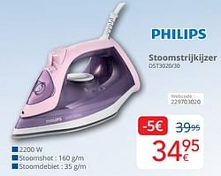 Philips stoomstrijkijzer dst3020-30