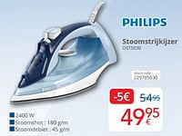 Promoties Philips stoomstrijkijzer dst5030 - Philips - Geldig van 01/09/2024 tot 30/09/2024 bij Eldi