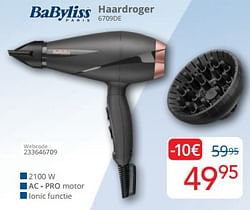 Babyliss haardroger 6709de