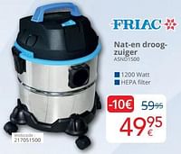 Friac nat-en droogzuiger asnd1500-Friac