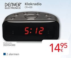 Denver electronics klokradio cr-430