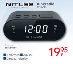 Muse klokradio m10-cr