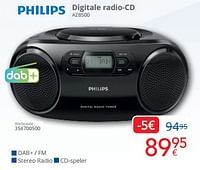 Promoties Philips digitale radio-cd azb500 - Philips - Geldig van 01/09/2024 tot 30/09/2024 bij Eldi