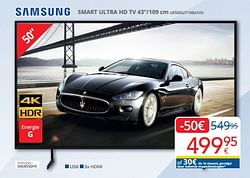 Samsung smart ultra hd tv ue50du7190uxxn