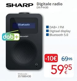 Sharp digitale radio dr-p4430