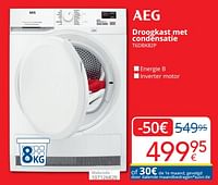 Aeg droogkast met condensatie t6dbk82p-AEG