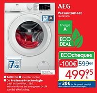 Promoties Aeg wasautomaat lf62r7400 - AEG - Geldig van 01/09/2024 tot 30/09/2024 bij Eldi