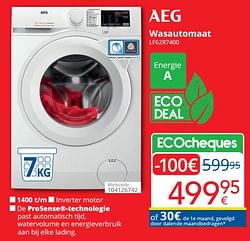 Aeg wasautomaat lf62r7400