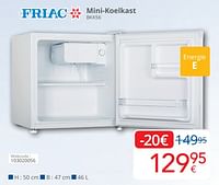 Friac mini-koelkast bkk56-Friac